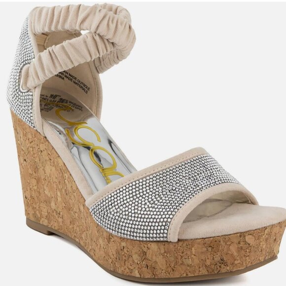 Sugar Womens Lifestyle Casual Wedge Sandals - Picture 1 of 7